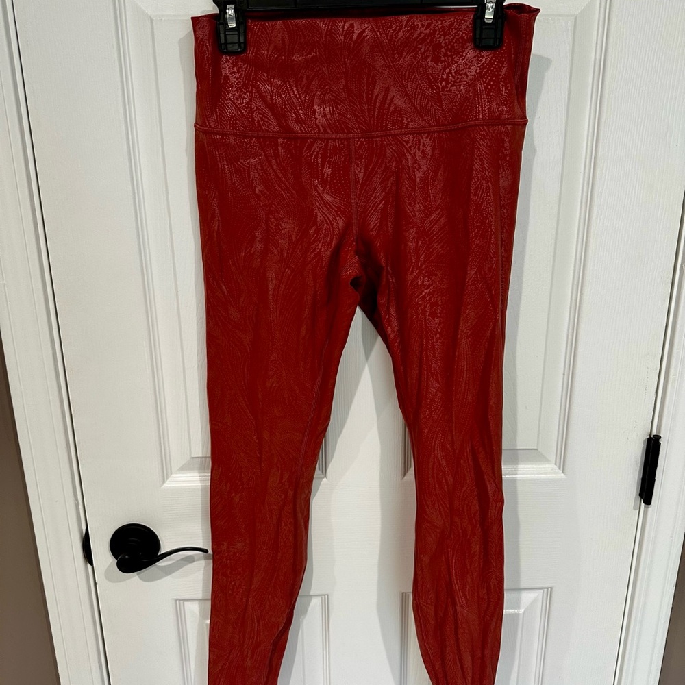 Lululemon Peach Shine Wunder Under Leggings